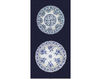 Wallpaper Iznik Plates IP 01 Dark blue Wallpaper Iksel Iznik Plates IP 01 Oriental / Japanese / Chinese