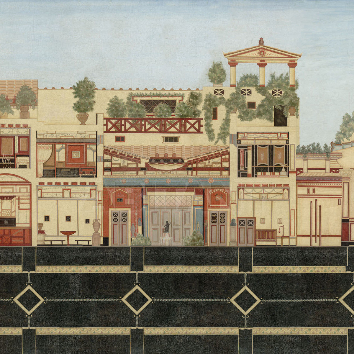 Wallpaper Roman Villa price on request Buy Wallpaper Iksel Roman Villa