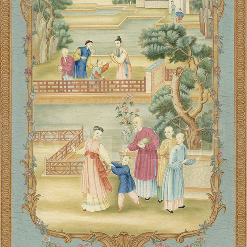 Buy Wallpaper Iksel   Chinoise Blue Ch Bl 3