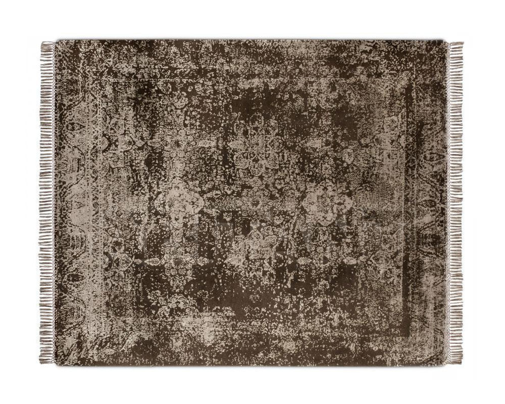 Buy Classic carpet Rug Star 2016 No. 01 | Rajasthan Tibetan No. 01 | SilverToffee on NaturalBrown