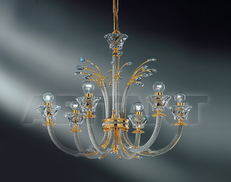 Buy Сhandelier Prearo Luxury Crystal GALAXY/6 24K-CR