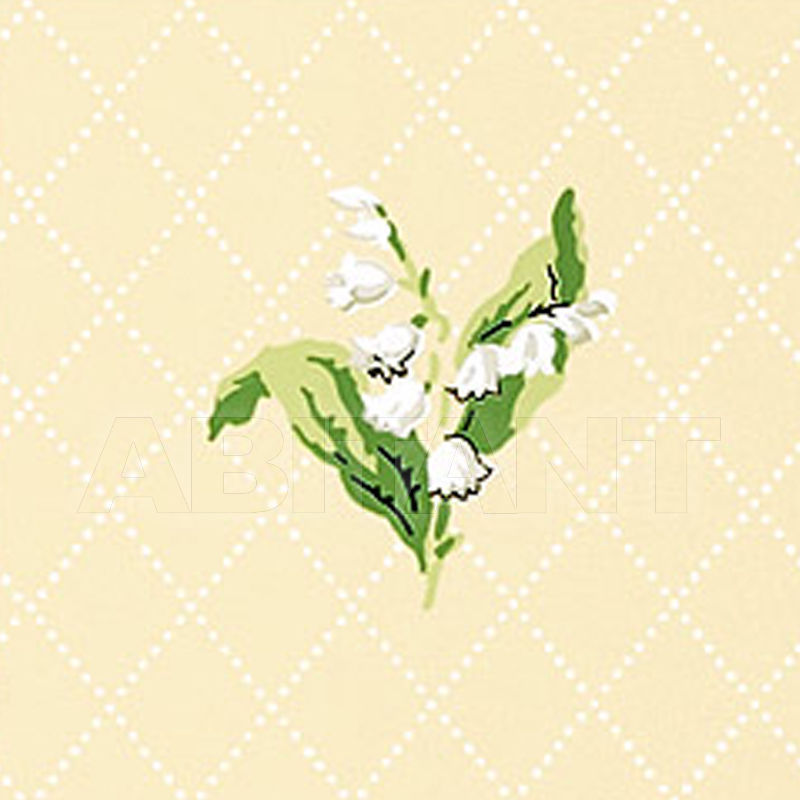 Paper wallpaper LILY OF THE VALLEY T5111 price on request Buy Paper wallpaper LILY OF THE VALLEY Thibaut Inc. Small Print Resource 2 T5111