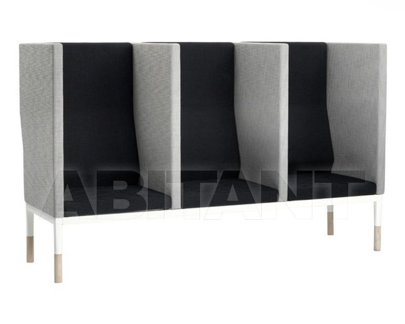 Buy Waiting room chair Reform Johanson Design 2016 3-seater, middle high back, dividing walls