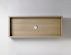 Wall mounted wash basin Agape Woodline ACER0760MRS Contemporary / Modern