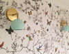 Wallpaper BIRDS & BUTTERFLIES F. Schumacher & Co. WALLCOVERINGS 2704420 Contemporary / Modern