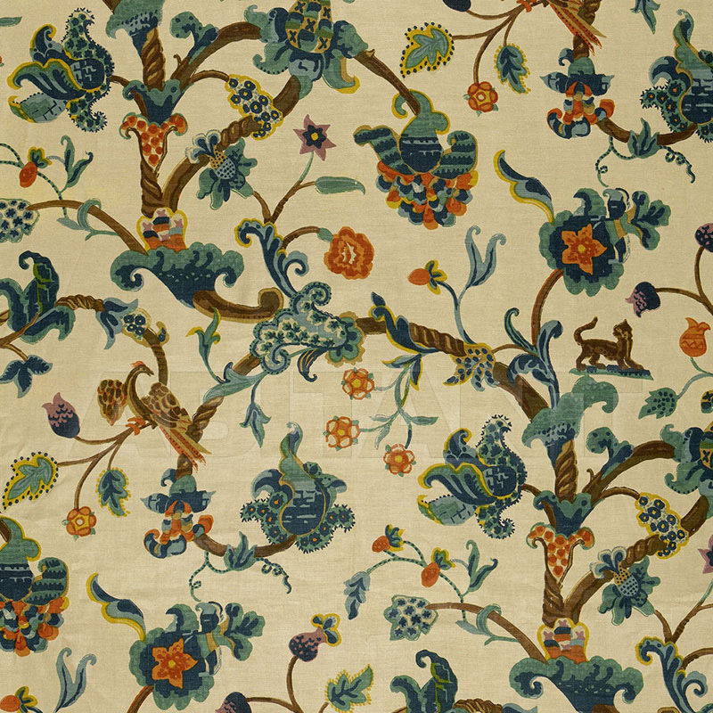 Buy Interior fabric  EASTBURY MANOR PRINT F. Schumacher & Co. FABRICS 174530