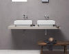 Countertop wash basin GSI Ceramica KUBE 894711 Contemporary / Modern