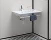 Wall mounted wash basin GSI Ceramica PURA 8856111 Contemporary / Modern