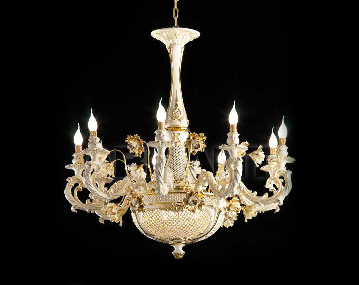 Buy Сhandelier Ceramiche Lorenzon  Luce LL.10/AVO/F/9F