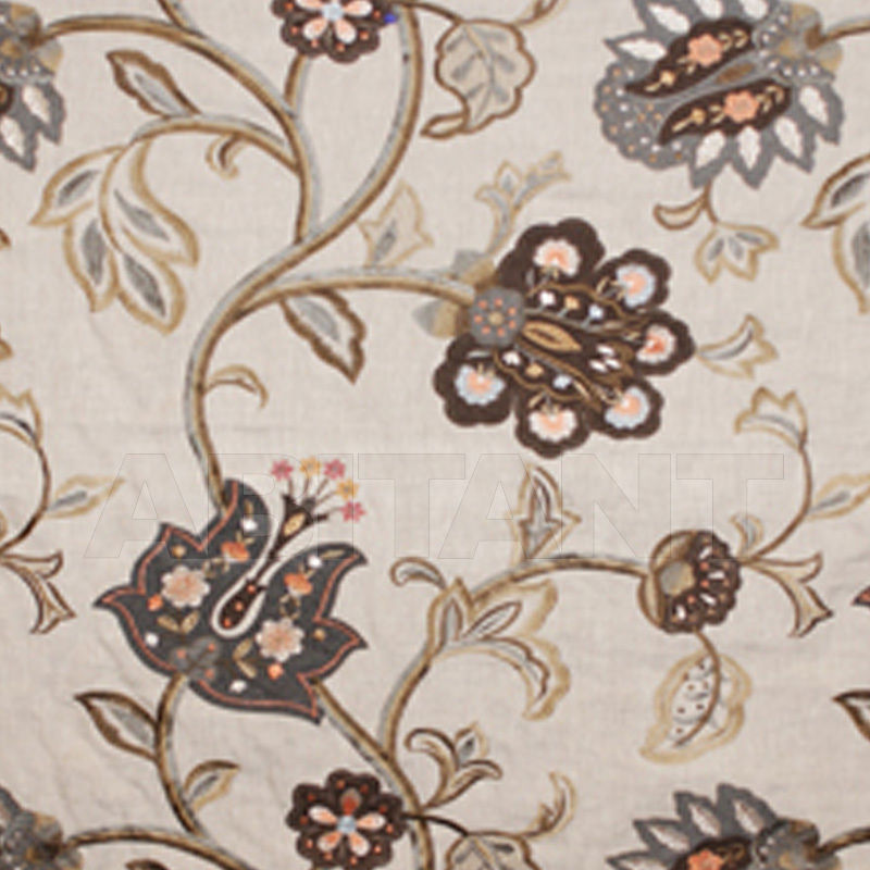 Upholstery FLORAL FANTASY WOODSMOKE price on request Buy Upholstery Taylor King FABRICS FLORAL FANTASY WOODSMOKE