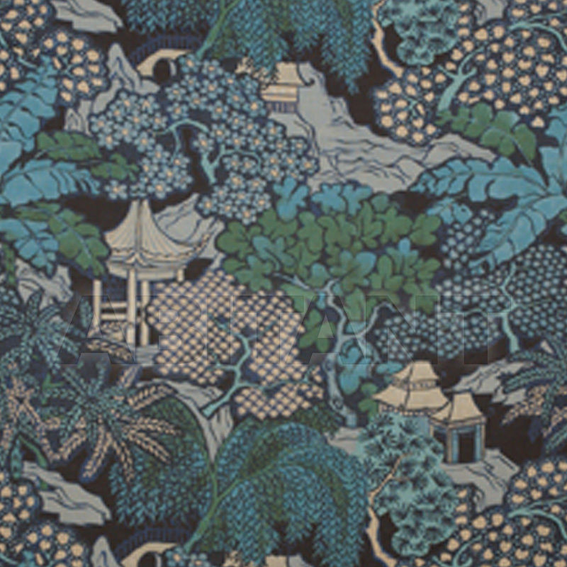 Upholstery HIDDEN TEMPLE INDIGO price on request Buy Upholstery Taylor King FABRICS HIDDEN TEMPLE INDIGO