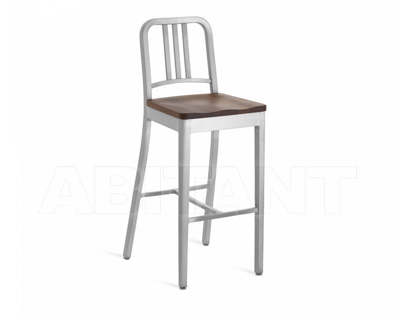 Buy Bar stool Emeco Navy Collection 1104 30 WALNUT