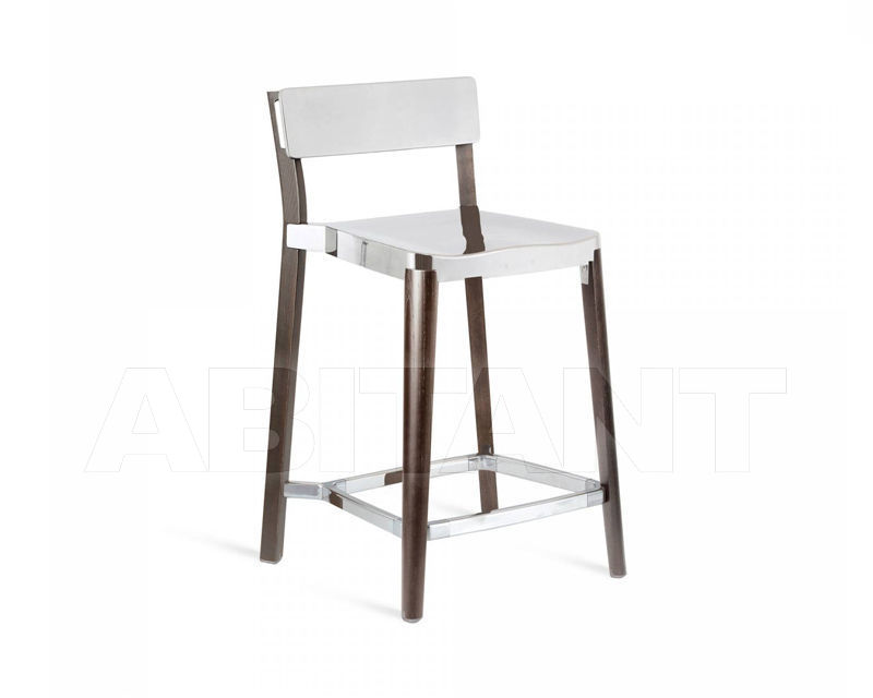 Buy Bar stool Emeco Lancaster by Michael Young LANCTR-P-DW