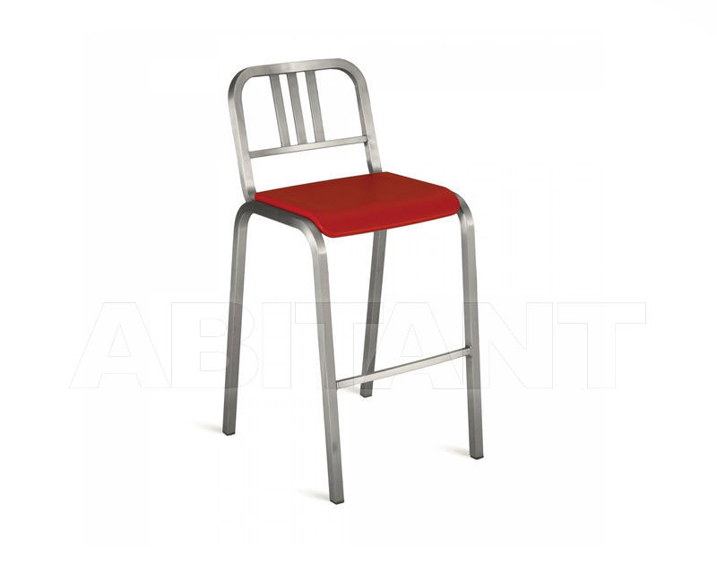 Buy Bar stool Emeco Nine-0 by Ettore Sottsass NIN0 30 3 RED