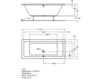 Bath tub Keramag Icon 650470 Contemporary / Modern