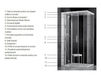 Hydromassage shower cabin BluBleu Hi-design One Lux Contemporary / Modern
