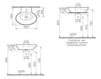 Countertop wash basin Vitra Geo 4424B003-0001 Contemporary / Modern