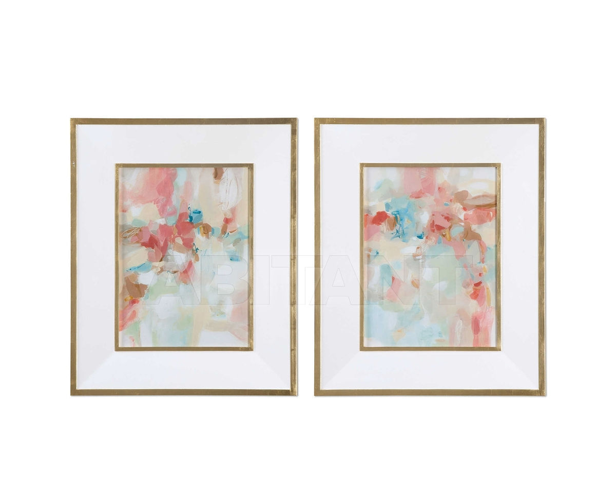 Buy Painting  A Touch of Blush and Rosewood Fences Uttermost Art 41557