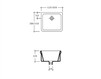 Countertop wash basin Galassia Pocket 3001 Contemporary / Modern