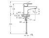 Wash basin mixer Vitra D-Line A40750 Contemporary / Modern