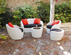 Coffee table LOTUS Contral Outdoor 525 BCO = bianco Contemporary / Modern
