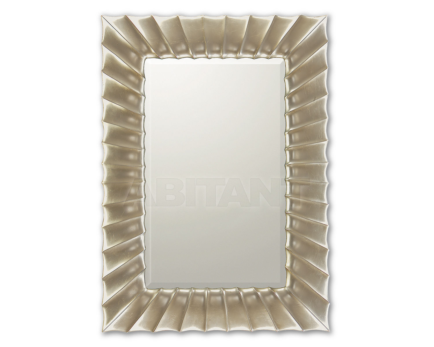 Buy Wall mirror Coquille Christopher Guy 2014 50-2838-B-BEV 20th C. Silver