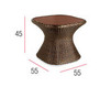 Coffee table MAMBO Contral Outdoor 561 BR = bronzo scuro Contemporary / Modern