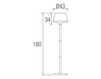Floor lamp Leds-C4 Outdoor 25-9503-Z5-M1 Contemporary / Modern