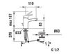 Wash basin mixer Laufen Citypro 3.1195.1.004.111.1 Contemporary / Modern