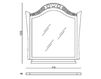 Wall mirror Carpanese Home Find The Unexpected 1074 Classical / Historical 