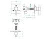 Switch THG Bathroom A61.49/3VM Marina métal Contemporary / Modern