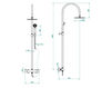 Shower fittings THG Bathroom G64.6529CD Primo Contemporary / Modern