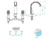 Wash basin mixer THG Bathroom E53.25SG Najem Contemporary / Modern