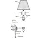 Bracket Hudson Valley Lighting Standard 6331-AGB Contemporary / Modern