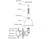 Bracket Hudson Valley Lighting Standard 4943-FB Contemporary / Modern