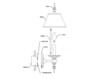 Bracket Hudson Valley Lighting Standard 9501-AGB Contemporary / Modern