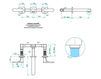 Wash basin mixer THG Bathroom A6B.20GA Profil metal with lever  Contemporary / Modern