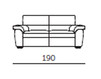 Sofa Bruma Salotti Classici B198 040 Contemporary / Modern