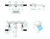 Wash basin mixer THG Bathroom A35.20G Bambou clear crystal Contemporary / Modern