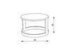 Сoffee table Arlex Design S.L. Moon MO-50L Contemporary / Modern