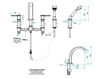 Bath mixer THG Bathroom A2M.112BG Metropolis black crystal with lever Contemporary / Modern