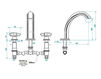 Wash basin mixer THG Bathroom A2C.25SG Océania Contemporary / Modern