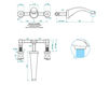 Wash basin mixer THG Bathroom U3A.20GA Bagatelle métal Contemporary / Modern