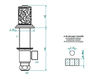 Faucet THG Bathroom G2N.36 Froufrou Contemporary / Modern