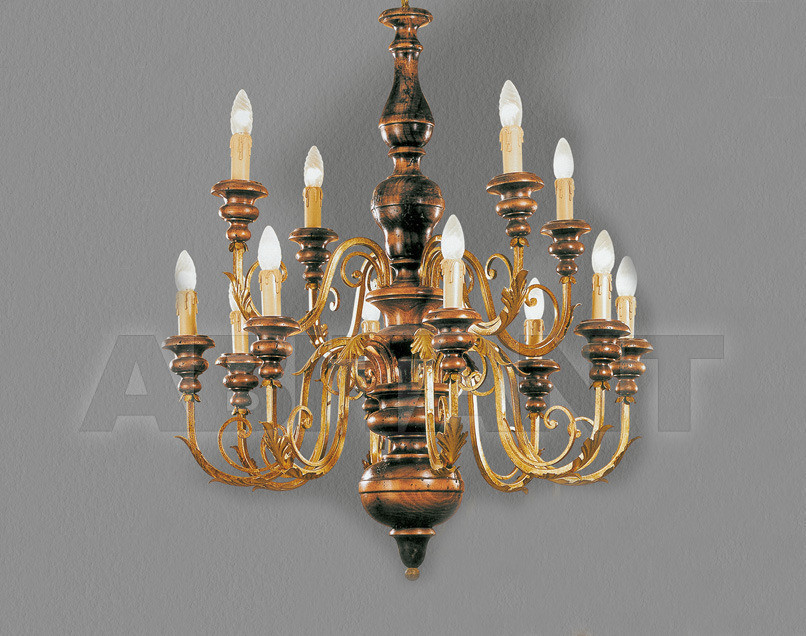 Сhandelier 1991/8+4 price on request Buy Сhandelier Passeri International Legno 1991/8+4