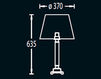 Table lamp Gebr. Knapstein Tischleuchten 61.471.01* Contemporary / Modern