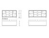 Comode Altura Furniture 2013 Arris Sideboard 60' (2-ух створчатый комод с 3 выдвижными ящиками) / NATURAL Contemporary / Modern