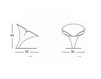 Сhair Giovannetti  One Seat FLOWER Contemporary / Modern