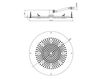 Ceiling mounted shower head Bossini Docce H37454 2 Contemporary / Modern