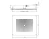 Ceiling mounted shower head Bossini Docce H38387 Contemporary / Modern